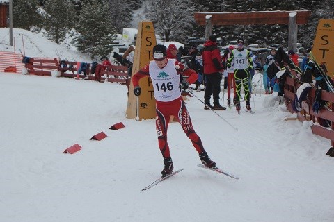 Aksel Meland ut frå start. Foto: TSN